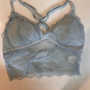Light blue lace bralette